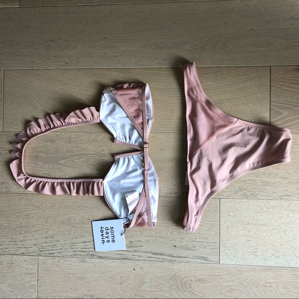 Pink Ruffle Bikini - Picture 7 of 8